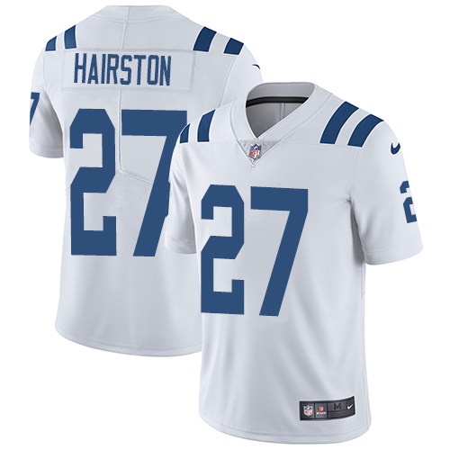 Indianapolis Colts #27 Limited Nate Hairston White Nike NFL Road Men Vapor Untouchable jerseys